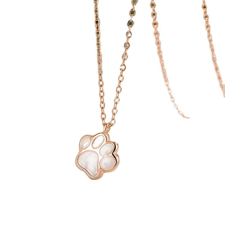 Paw Pendant Necklace – Symbolic Animal Jewellery for Women