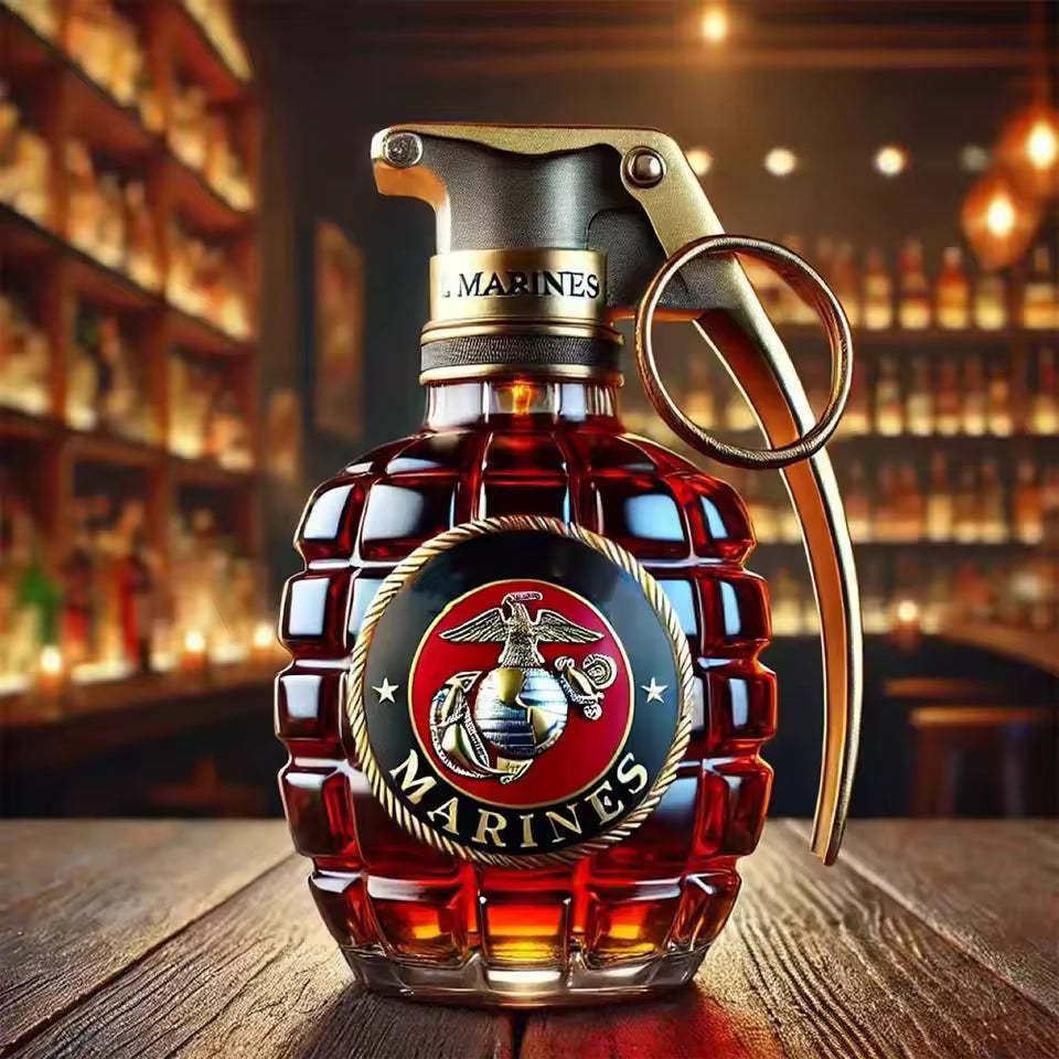 Grenade Whisky Bottle (Claw Base)