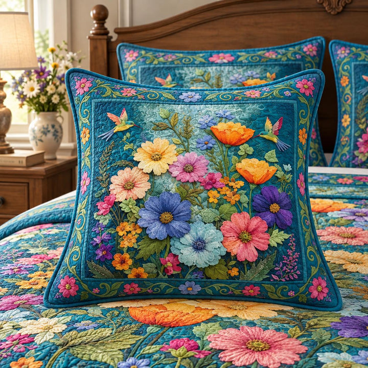 Soft Petal Dream Quilted Pillow Cover QV28QLTPLC