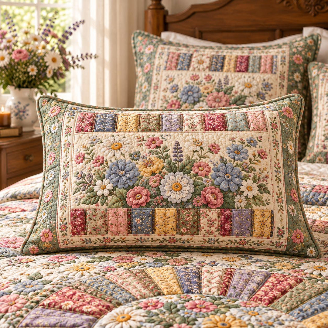 Wildflower Books Quilted Pillow Cover QV54QLTPLC