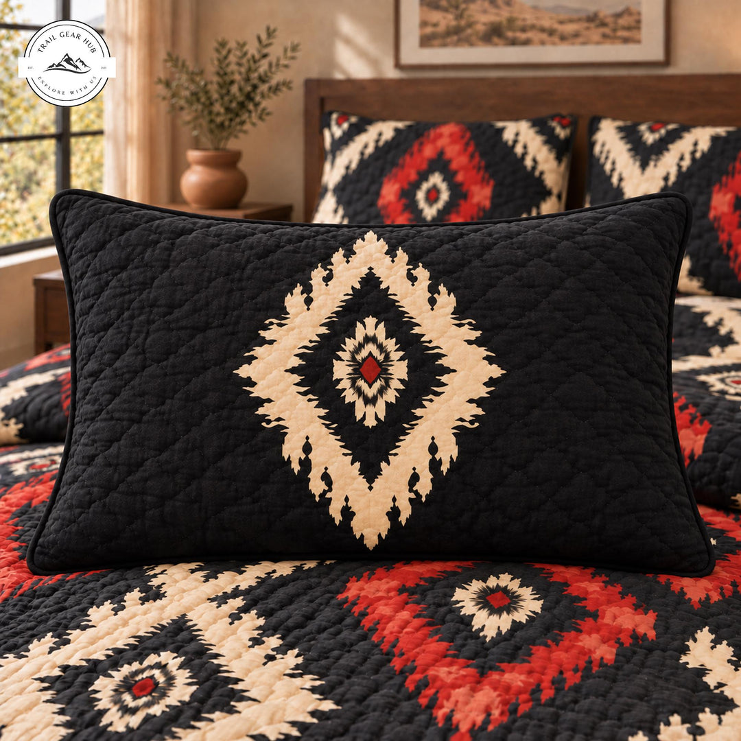 Southwestern Boho Quilted Pillow Cover TP220QLTPLC