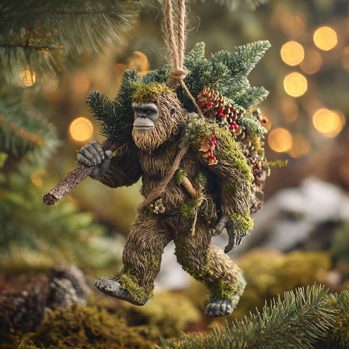 2026 Wildlife Wonders Bigfoot Christmas Mica Ornament