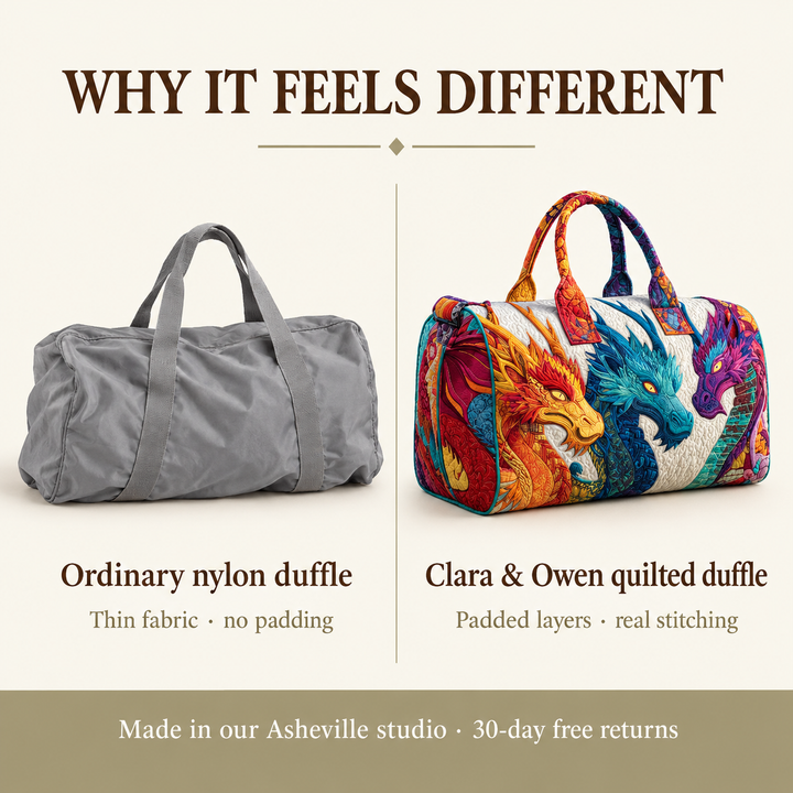 Blaze | Three Dragons Quilted Duffle