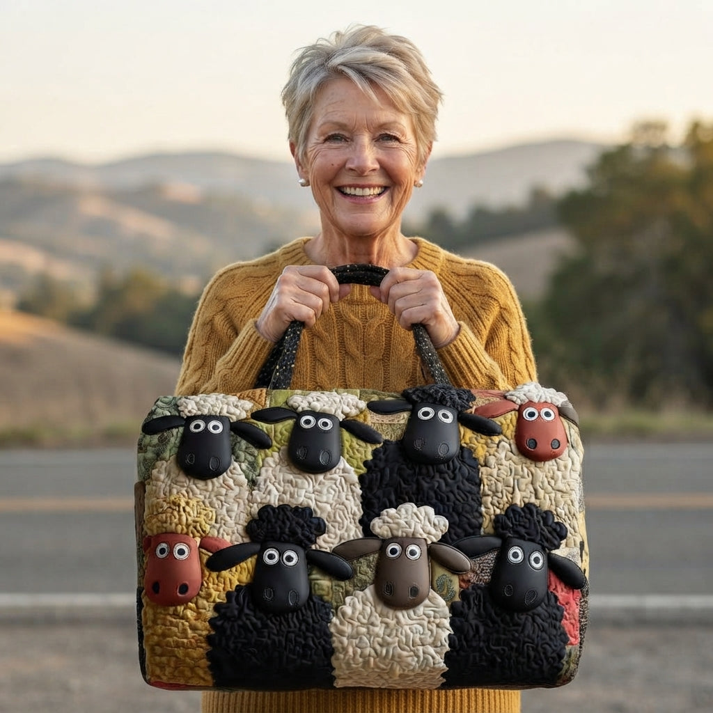 Dolly | Woolly Sheep Quilted Duffle