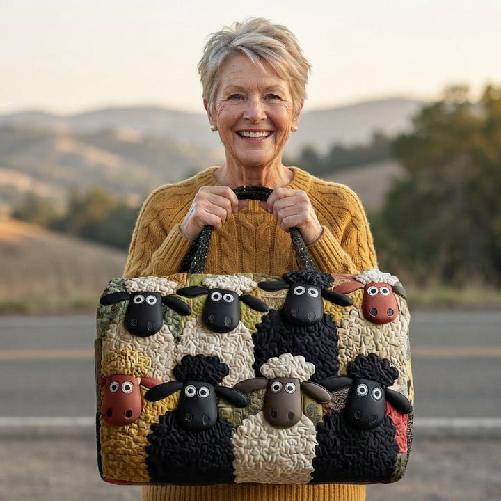 Dolly | Woolly Sheep Quilted Duffle