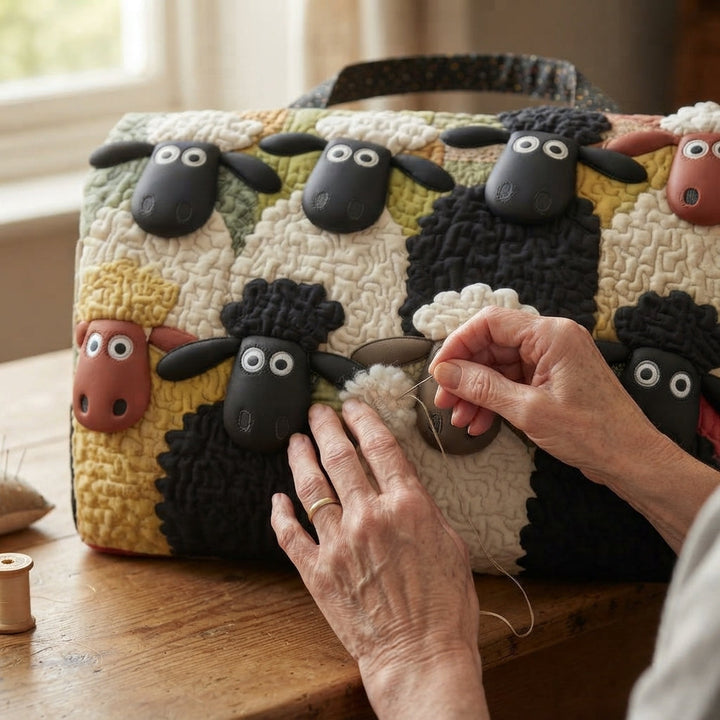 Dolly | Woolly Sheep Quilted Duffle
