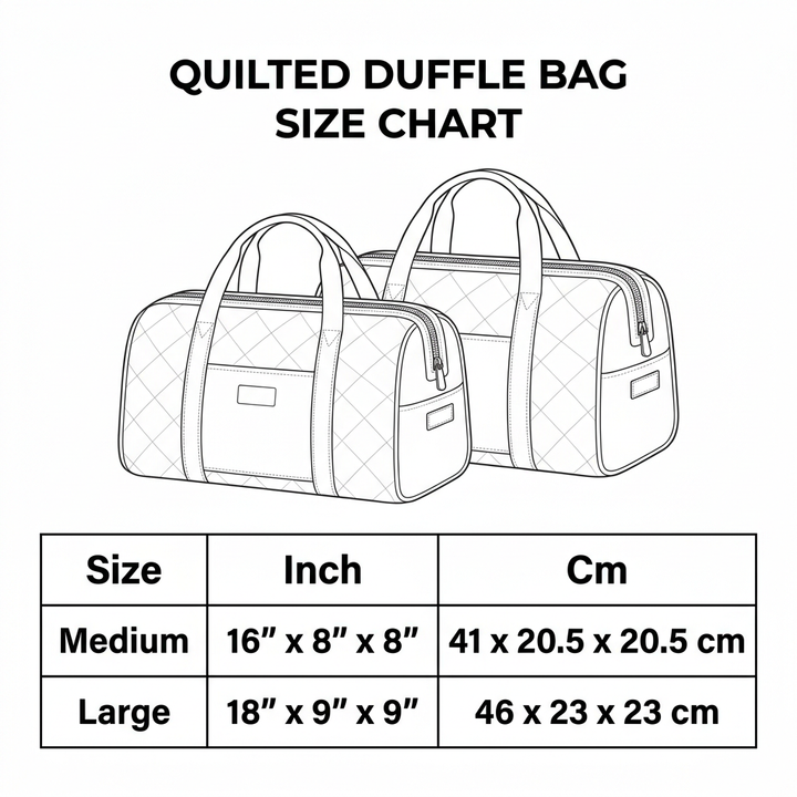 Daisy Camper Quilted Travel Bag