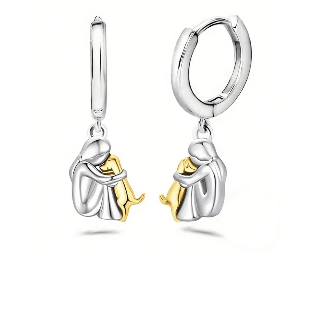 Fortuna Necklace with Dog Motif (+ Free Earrings)