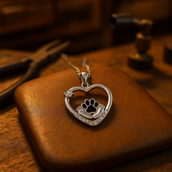 Heartfelt Paw Chain with Zirconia – Loyal Companions