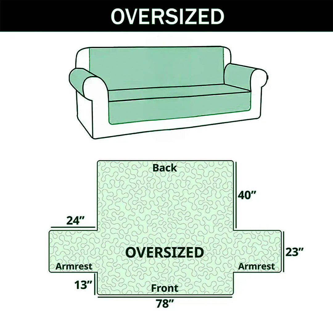 Rustic Woodland Haven Quilted Sofa Cover GFTONPT1780