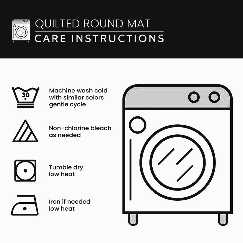 Santa Candy Tunnel Quilted Round Mat GFTOMA13611