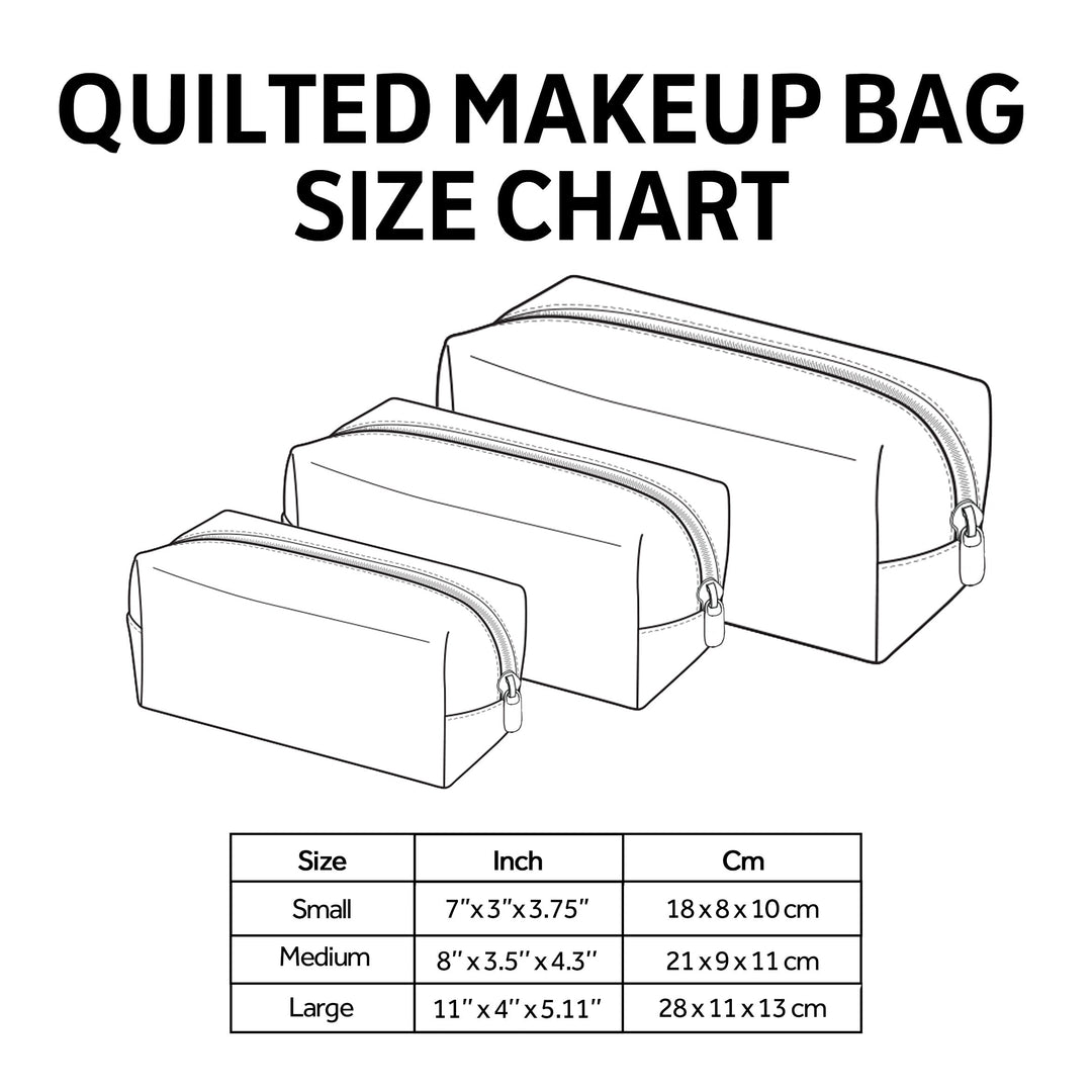 Summer Nymph Quilted Makeup Bag